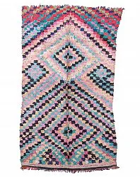 Marokkansk Boucherouite-teppe 240 x 140 cm