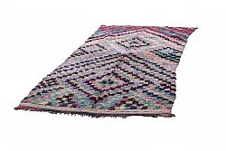 Marokkansk Boucherouite-teppe 240 x 140 cm