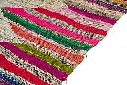 Marokkansk Boucherouite-teppe 140 x 255 cm