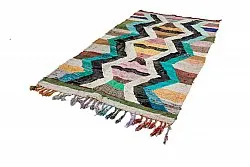 Marokkansk Boucherouite-teppe 135 x 245 cm
