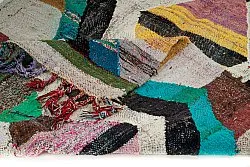 Marokkansk Boucherouite-teppe 135 x 245 cm