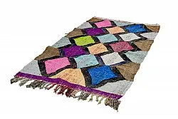 Marokkansk Boucherouite-teppe 135 x 230 cm