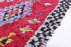 Marokkansk Boucherouite-teppe 245 x 135 cm