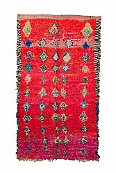 Marokkansk Boucherouite-teppe 265 x 150 cm