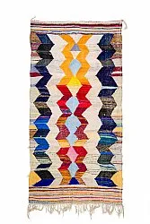 Marokkansk Boucherouite-teppe 155 x 325 cm
