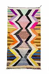 Marokkansk Boucherouite-teppe 155 x 275 cm