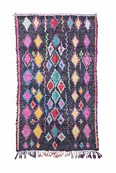 Marokkansk Boucherouite-teppe 240 x 135 cm