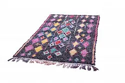 Marokkansk Boucherouite-teppe 240 x 135 cm