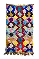 Marokkansk Boucherouite-teppe 150 x 255 cm