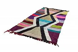Marokkansk Boucherouite-teppe 135 x 255 cm