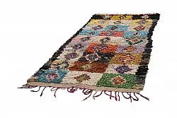 Marokkansk Boucherouite-teppe 260 x 135 cm
