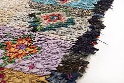 Marokkansk Boucherouite-teppe 260 x 135 cm