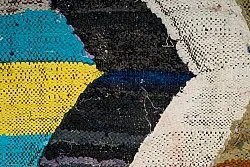 Marokkansk Boucherouite-teppe 130 x 220 cm