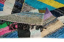 Marokkansk Boucherouite-teppe 130 x 220 cm