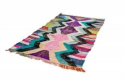Marokkansk Boucherouite-teppe 130 x 235 cm