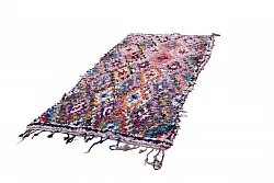 Marokkansk Boucherouite-teppe 275 x 120 cm