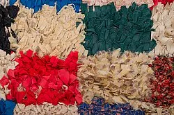 Marokkansk Boucherouite-teppe 280 x 155 cm