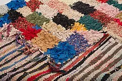Marokkansk Boucherouite-teppe 280 x 155 cm