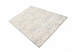 Wilton-teppe - Sanandaj (blå-beige)