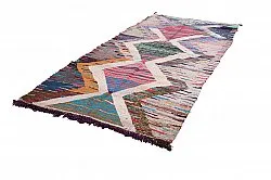 Marokkansk Boucherouite-teppe 145 x 310 cm