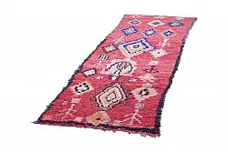 Marokkansk Boucherouite-teppe 240 x 90 cm