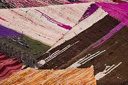 Marokkansk Boucherouite-teppe 130 x 275 cm