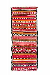 Marokkansk Boucherouite-teppe 150 x 365 cm