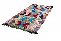 Marokkansk Boucherouite-teppe 130 x 275 cm