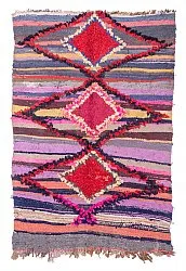 Marokkansk Boucherouite-teppe 210 x 130 cm