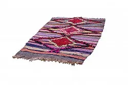 Marokkansk Boucherouite-teppe 210 x 130 cm