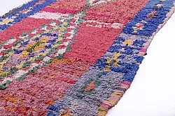 Marokkansk Boucherouite-teppe 260 x 105 cm