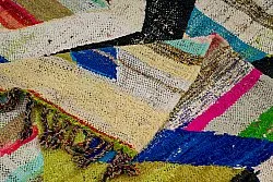 Marokkansk Boucherouite-teppe 135 x 250 cm