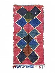 Marokkansk Boucherouite-teppe 250 x 120 cm