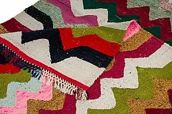 Marokkansk Boucherouite-teppe 120 x 235 cm