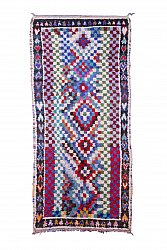 Marokkansk Boucherouite-teppe 325 x 145 cm