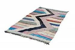 Marokkansk Boucherouite-teppe 130 x 230 cm
