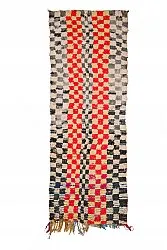 Marokkansk Boucherouite-teppe 360 x 125 cm