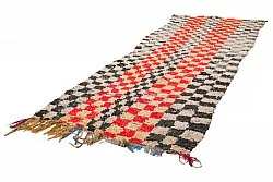 Marokkansk Boucherouite-teppe 360 x 125 cm