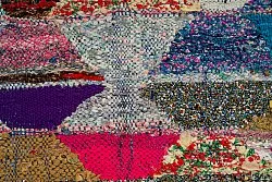 Marokkansk Boucherouite-teppe 150 x 255 cm