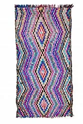 Marokkansk Boucherouite-teppe 305 x 155 cm