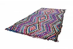 Marokkansk Boucherouite-teppe 305 x 155 cm