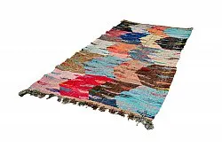 Marokkansk Boucherouite-teppe 135 x 265 cm