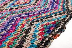 Marokkansk Boucherouite-teppe 305 x 155 cm