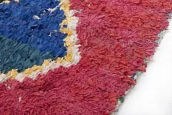Marokkansk Boucherouite-teppe 250 x 120 cm