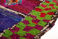 Marokkansk Boucherouite-teppe 145 x 305 cm