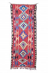 Marokkansk Boucherouite-teppe 365 x 145 cm