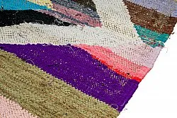 Marokkansk Boucherouite-teppe 125 x 225 cm
