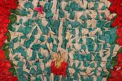 Marokkansk Boucherouite-teppe 290 x 150 cm