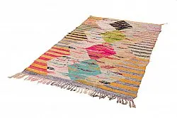 Marokkansk Boucherouite-teppe 140 x 250 cm