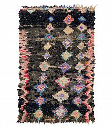 Marokkansk Boucherouite-teppe 200 x 125 cm